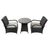 Buy cheap Modern Outdoor Furniture AJUNION 2 Seater Wicker Rattan Chat Furniture Resistant to UV from wholesalers