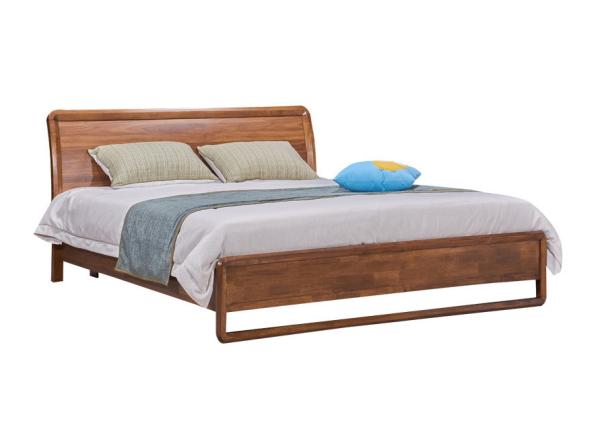 Buy cheap 2017 New design of Interior Fitout Apartment Furniture Doube / King bed by Walnut wood for hot sale from wholesalers