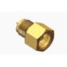 Buy cheap BMA Female Brass Bulkhead Microstrip RF Coaxial Connector from wholesalers