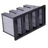 Buy cheap Compact Air Filters For HVAC Systems , Carbon Fiberglass Filter V Bank Hepa Filters from wholesalers