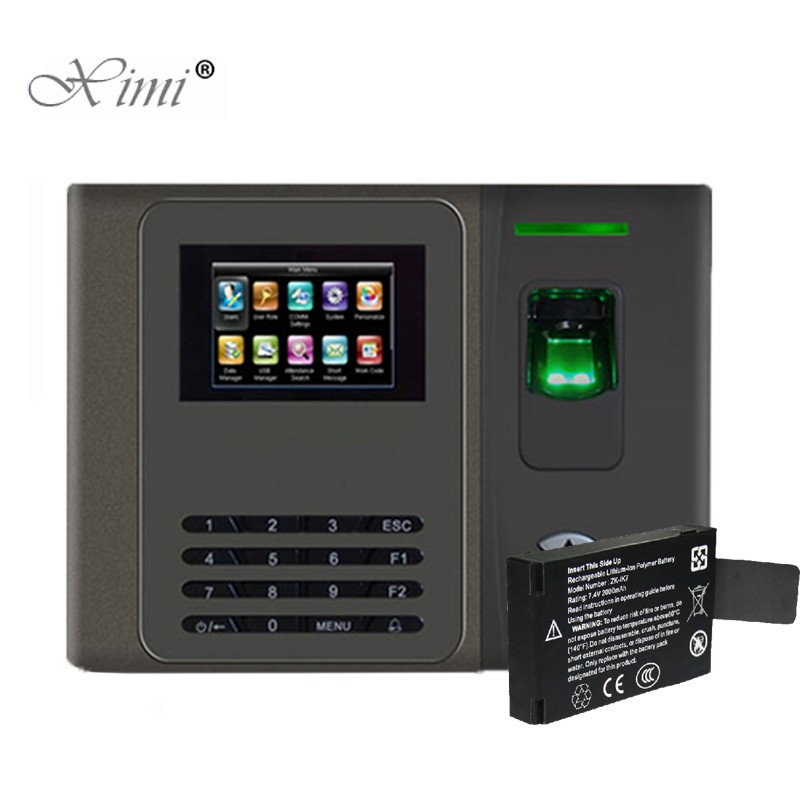 ZK Biometric Fingerprint Time Attendance XM200 With RFID Card Reader TCP/IP Webserver Time Recording With Backup Battery