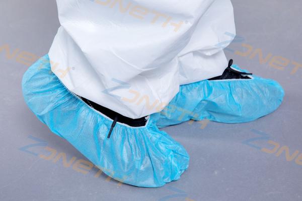 Buy cheap PP Non Woven Blue 38g Disposable Shoe Protectors from wholesalers