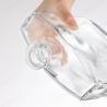 Buy cheap All Size 375ml 750ml 1000ml Flat Square Vodka Glass Whiskey Wine Bottle with Cork from wholesalers