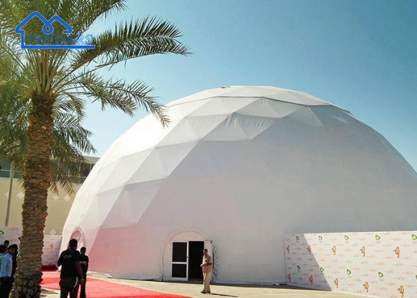 Buy cheap White Large Geodesic Dome Tent Dia 15m 20m 30m For Big Party from wholesalers