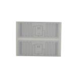 UHF Paper Adhesive Inlay RFID Tag , Clothing Sticker Apparel Tag Label For