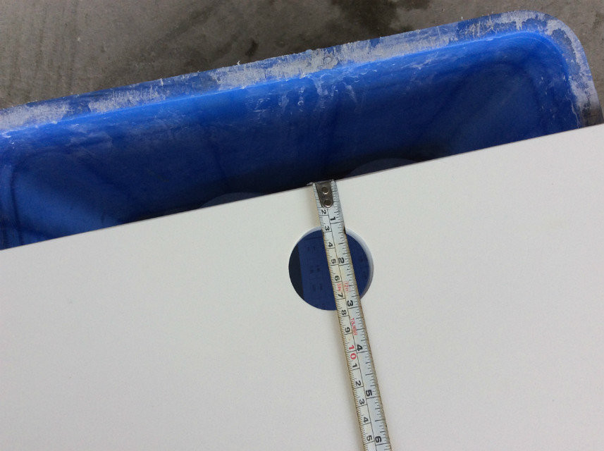 White Quartz Bathroom Countertops Engineered Granite Countertops 20mm Thickness