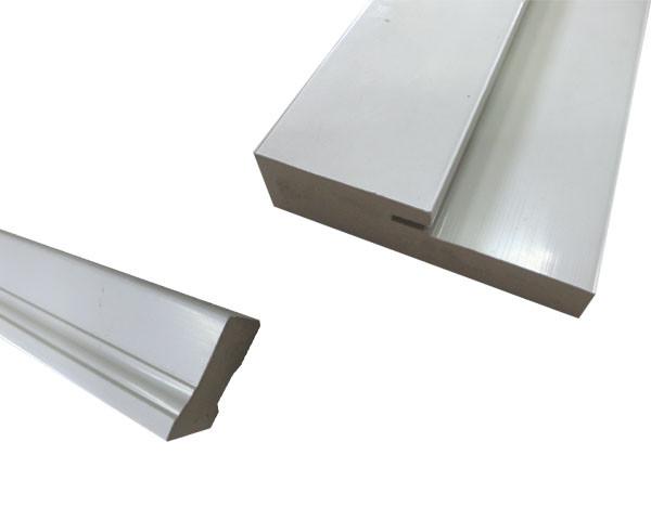 Buy cheap High Nail Holding White Wpc Profile Door Brick Mould Architrave SGS Passed from wholesalers