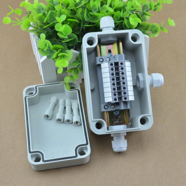 Buy cheap IP65 Waterproof Cable Junction Box 80*130*70mm 3 ways UK2.5B Din Rail Terminal Blocks Kit from wholesalers