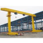 Workshop Outdoor L Type Single Girder Gantry Crane Rail Mounted