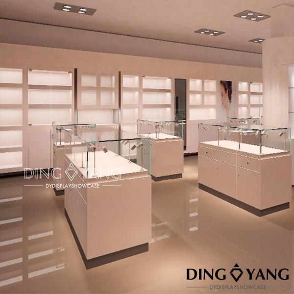 Buy cheap Showroom Glossy Lockable Jewelry Showcase Display from wholesalers