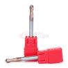 Buy cheap 1mm 3mm 4mm ball nose end mill cutter for stainless steel double flute TiSiN Coating from wholesalers