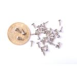 Brass Wood Micro Screws Round Head Anti-Corrosive 15mm-70mm for Marine Outdoor
