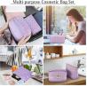 Buy cheap PU Leather Soft Cosmetic Bag Waterproof Pouch Portable Makeup Travel Bag from wholesalers