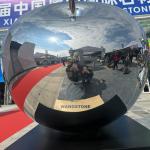 Weather-Resistant Stainless Steel Mirror Apple Sculpture Outdoor Garden Art