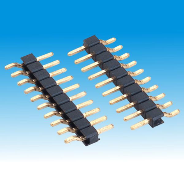 Buy cheap 2.54mm Pin Header Single Row Right Angle SMT from wholesalers