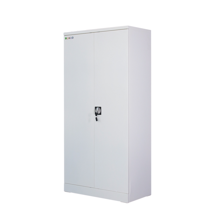 Office School Knock Down 2 Door Flat Cabinet Steel File Storage