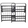 Buy cheap Folded American Standard Metal Platform Bed Frame with Foldable Mail Packing Design from wholesalers