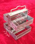 Vertical Medical Equipment Accessories Stainless Steel Histology Slide Staining