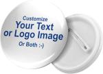 Custom Button Pins Personalize Your Own Name Logo Photo Pins Round Badges Design