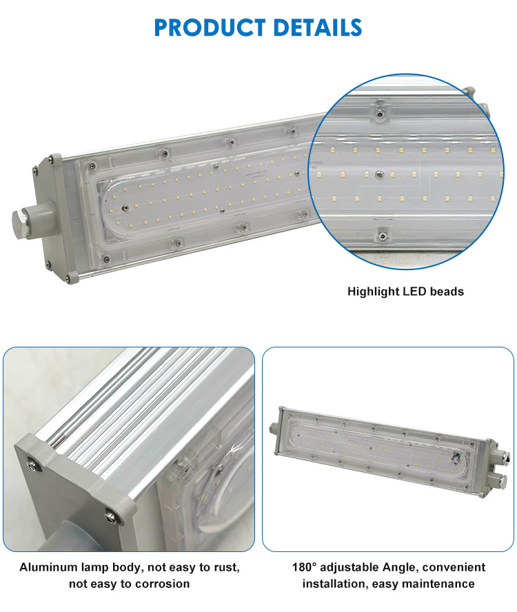 Outdoor Explosion Proof Linear Light Wall Mounted ODM