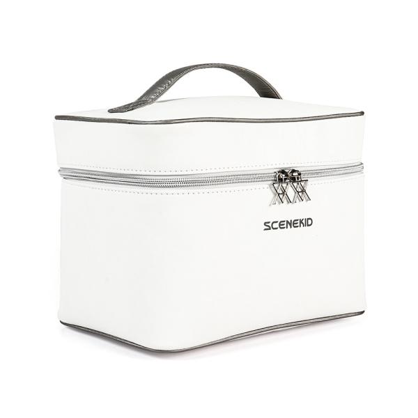 Buy cheap Large Makeup Train Cosmetic Case Brush Dupont Toiletry Tote Bag from wholesalers