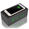 Buy cheap LED Wooden Desktop Charging Station Creative Universal QI Wireless Charger from wholesalers