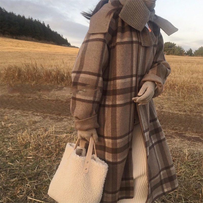 Women Winter Shoulder Bag Lamb Wool Warm Cross-body Hand Bag Portable Casual Beige Khaki Girls Preppy Style