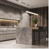 Buy cheap PVC Laminate Wood Hanging Kitchen Cabinets From Ceiling from wholesalers
