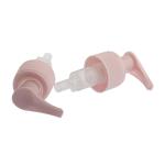 Striped Pink Lotion Pump External Spring Left Right Switch 24/410 Dispensing