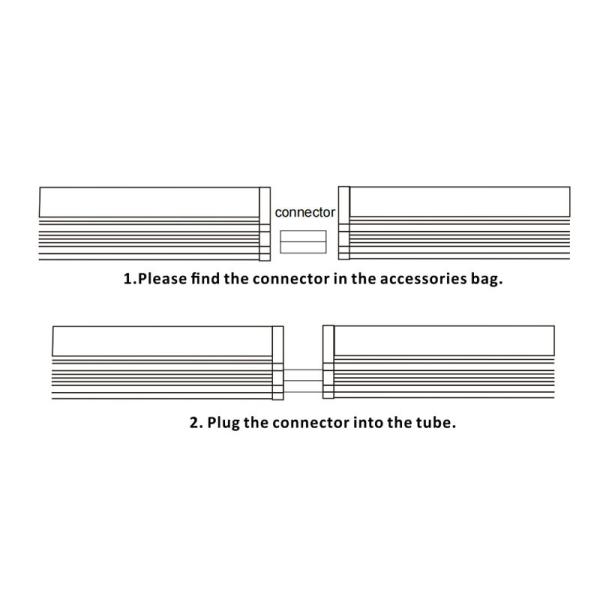2600Lm LED T8 Tube Light Fixture IP20 Aluminum Alloy Material