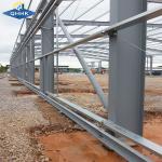 Bolt / Weld Prefabricated Steel Warehouse Construction Quicker Installation