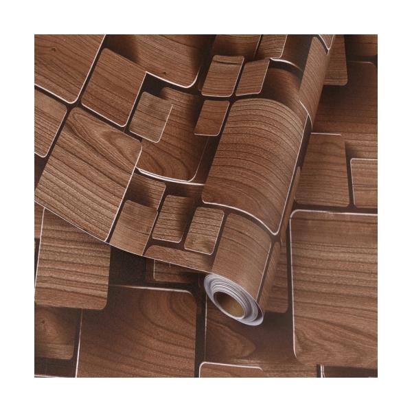 Buy cheap Apartment Summer Beach Style Wood Wallpaper for Kitchen Backsplash Bathroom Bookshelf Shelf Drawer Liner 1.96ft *16.4ft from wholesalers