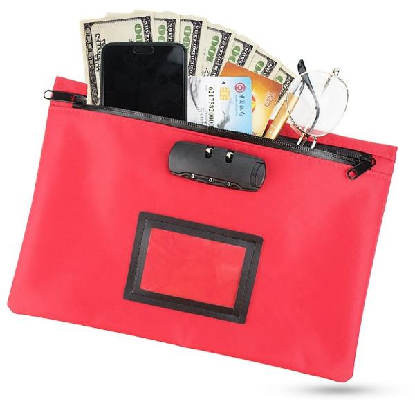 Buy cheap Pantone Color Zipper Bank Bags from wholesalers
