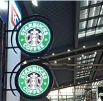 RGB Full color Logo advertising double/single side circle led display sign round
