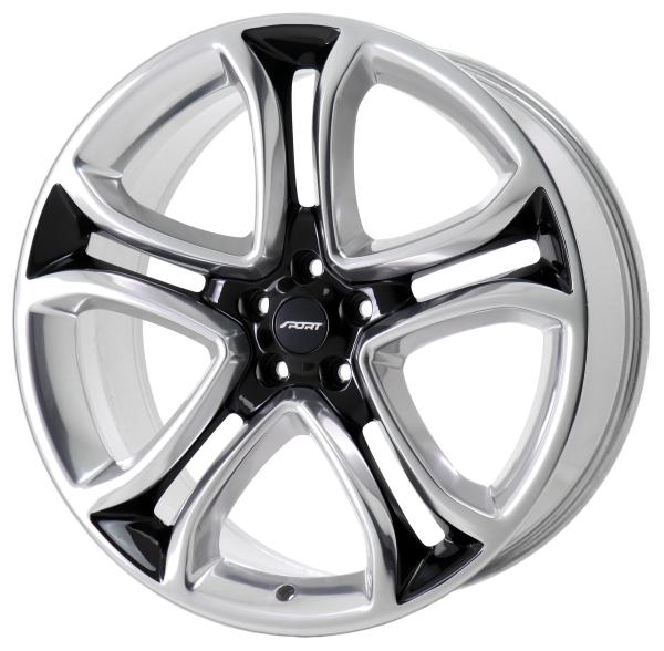 Buy cheap 3850 OE Ford Replica Wheels Ford Edge 22 Inch Rims 2011-2014 Polished Black 63.4 from wholesalers