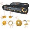 Buy cheap KH021 KH027 Excavator Undercarriage Parts Idler Track Bottom Roller Sprocket Top Roller from wholesalers