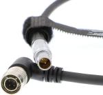 Lemo 2 Pin Male to Male 4 Pin Hirose Cable for Teradek Bolt 500 Transmitter from