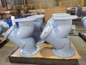 China Ductile Iron Y Strainer Valve With High Temperature Rating -20C-120C on sale