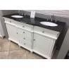 Buy cheap 22" Wide Black Custom Bathroom Vanity Tops With Sink / Size Customized from wholesalers