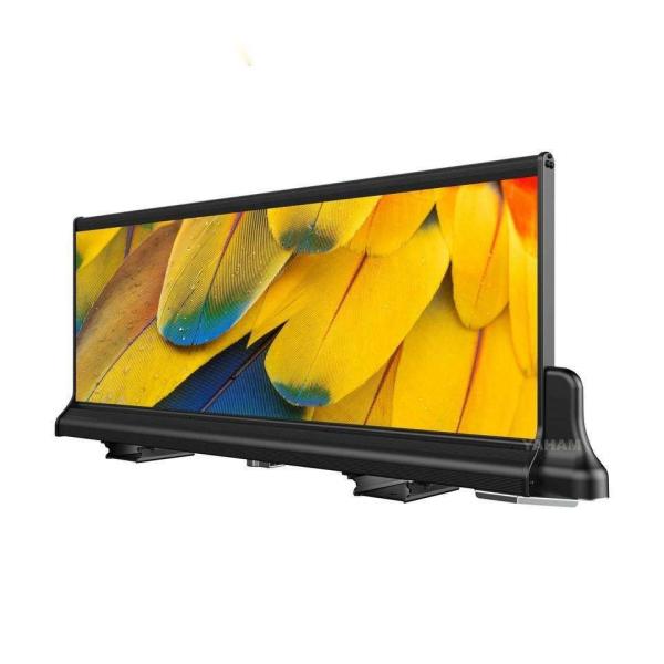 Buy cheap SMD3528 Taxi Top Led Display Ultra Thin Roof Mounted Screen For Car from wholesalers