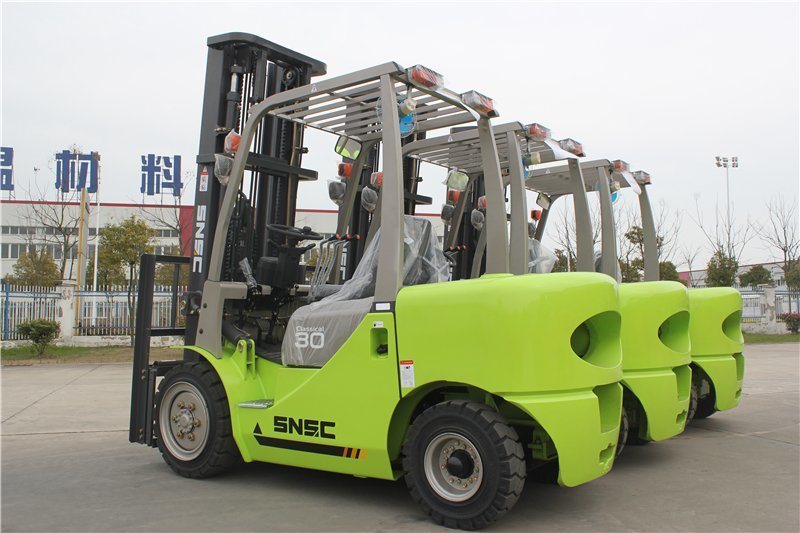 Side Shifter Triplex Mast Container Forklift Truck