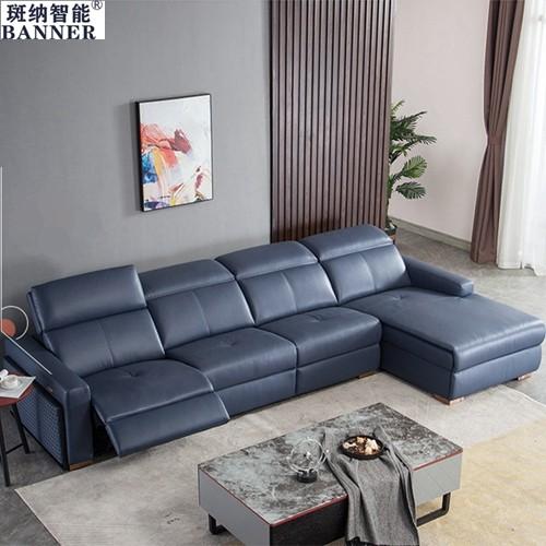 Buy cheap BN Leather Functional Sofa Italian Minimalist Sofa with Multi-Function Features recliner Chair multi-functional Sofa from wholesalers