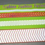 Reflective Clothing Brand Tags Logo Printing On Woven Tape For Sport Clothes
