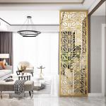 Black Interior Room Stainless Steel Screen Partition Dividers For Hotel