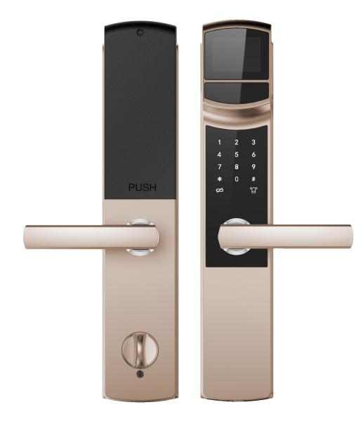 Buy cheap Stainless Steel Biometric Gate Lock With Emergency Key 1s Average Recognition Time from wholesalers