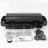 Buy cheap 2 In 2 Out Mini Joint Fiber Optic Junction Box , Plc Fiber Optic Splitter Black from wholesalers