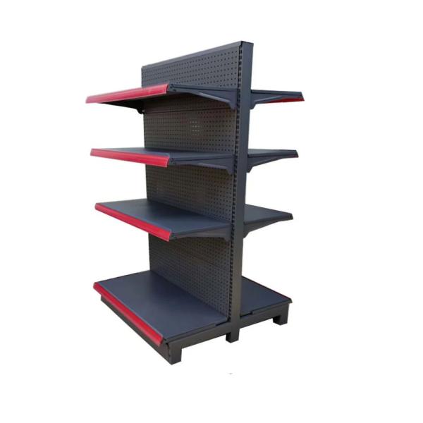 Buy cheap Stock Shelf Factory Price double side steel supermarket shelves from wholesalers