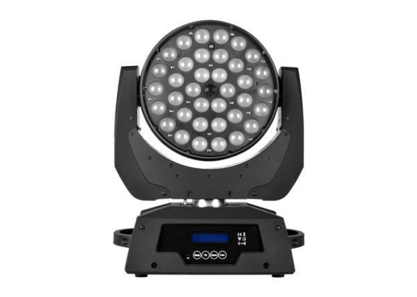 Buy cheap 360F Moving Head RGBW 4-in-1 LED Wash Zoom Sound Activated Lights For Church / Theatre from wholesalers