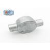 Buy cheap BS4568/BS 31 circular box two- through way Malleable iron/ Aluminum GI conduit fitting from wholesalers