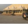 Buy cheap Sturdy Glass Aluminum Pagoda Tent 6 X 6 Meter Size With Sidewall Curtain from wholesalers